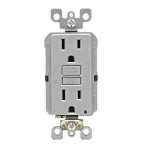 Leviton SmartlockPro Self-Test GFCI Outlet Commercial Use 15A Tamper-Resistant G